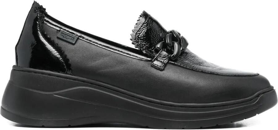MELLUSO Loafers verfraaid met ketting Zwart