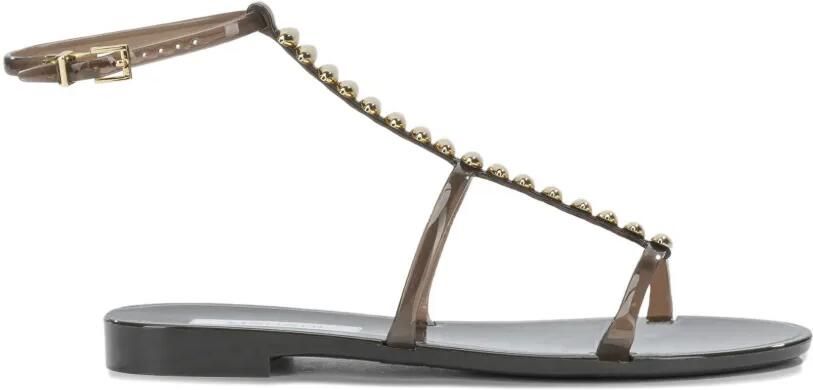 MENGHI Sandalen verfraaid met studs Zwart