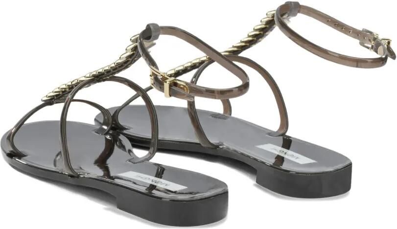 MENGHI Sandalen verfraaid met studs Zwart - Foto 4