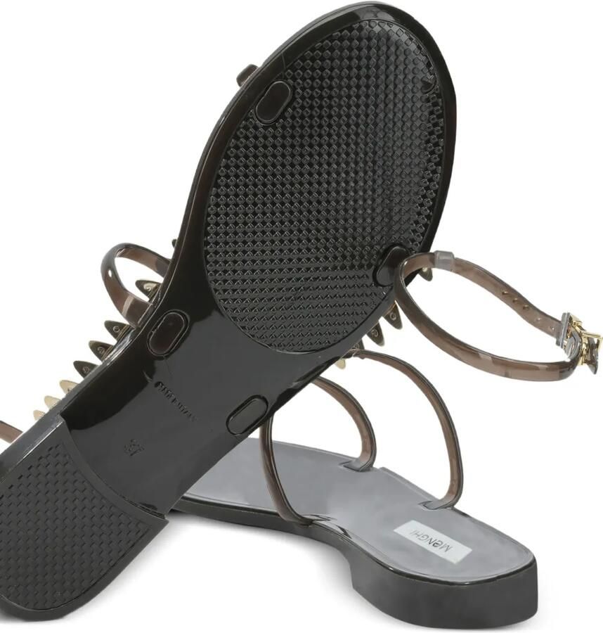 MENGHI Sandalen verfraaid met studs Zwart - Foto 2
