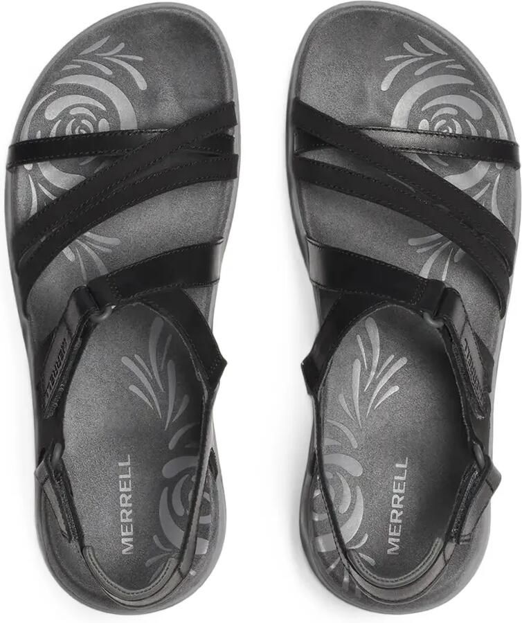 Merrell Harbour sandalen met klittenband en bandjes Zwart - Foto 2