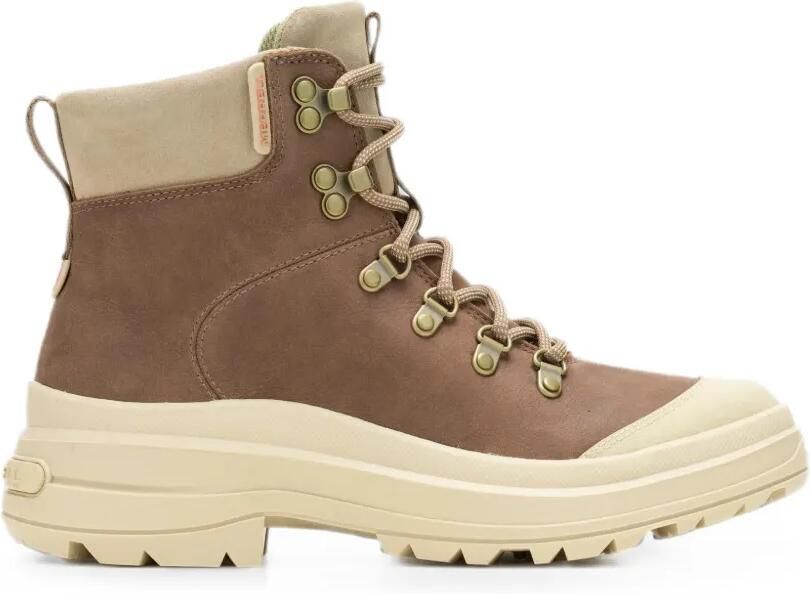 Merrell Harper enkellaarzen met veters en rits Bruin