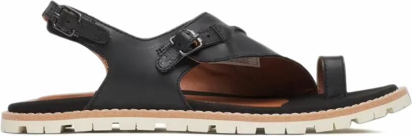 Merrell Haven Backstrap leather sandals Zwart