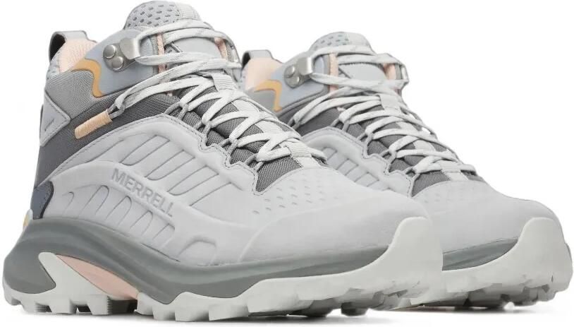 Merrell Moab Speed 2 waterdichte leren sneakers Grijs