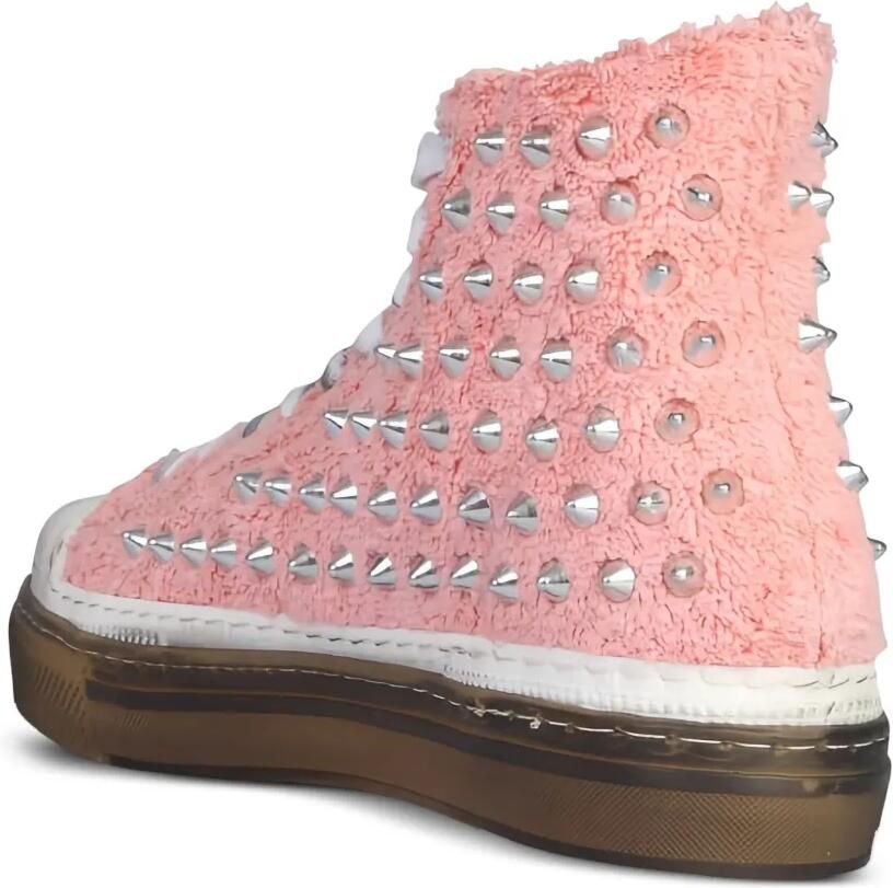 METAL GIENCHI Jimmy sneakers met studs Roze - Foto 2