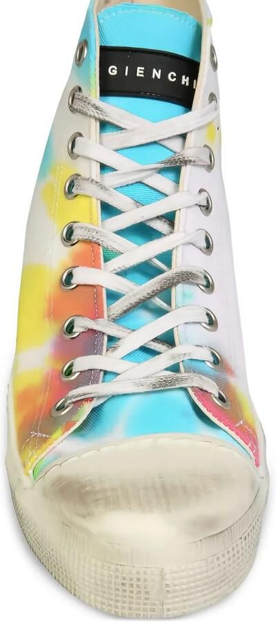 METAL GIENCHI x Jean Michel high-top sneakers met tie-dye Wit - Foto 3