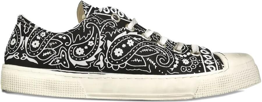 METAL GIENCHI x Jean Michel sneakers met bandanaprint Zwart