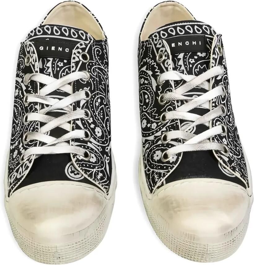 METAL GIENCHI x Jean Michel sneakers met bandanaprint Zwart - Foto 2