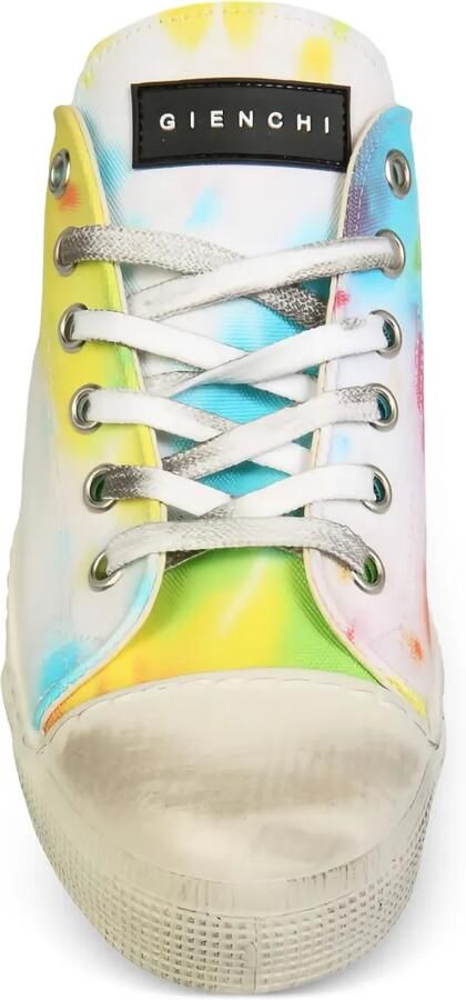 METAL GIENCHI x Jean Michel sneakers met tie-dye Geel - Foto 4