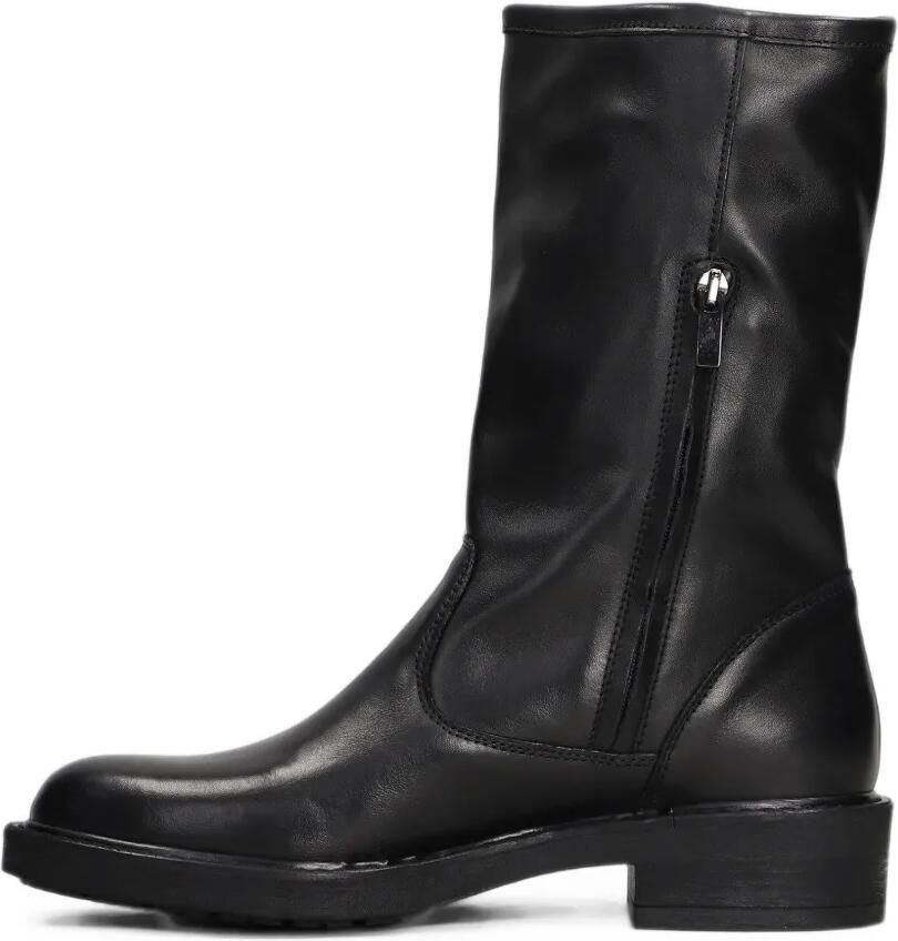 Metisse buckle-detail leather biker boots Zwart - Foto 2
