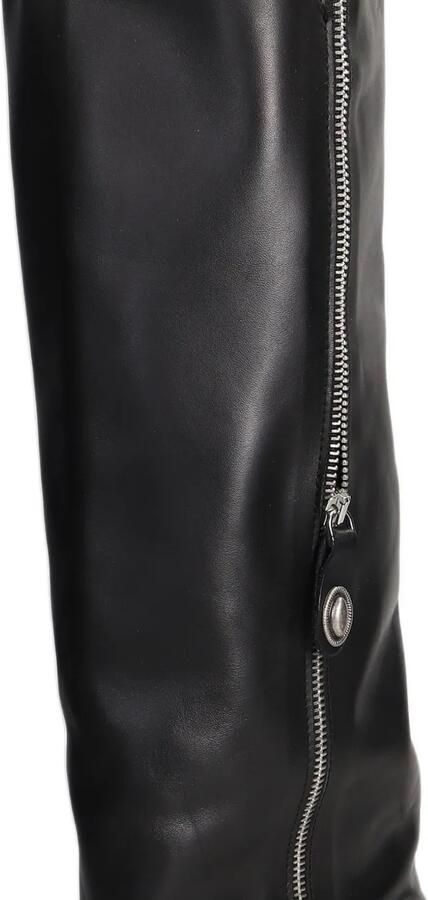 Metisse side-zip knee-high boots Zwart - Foto 5