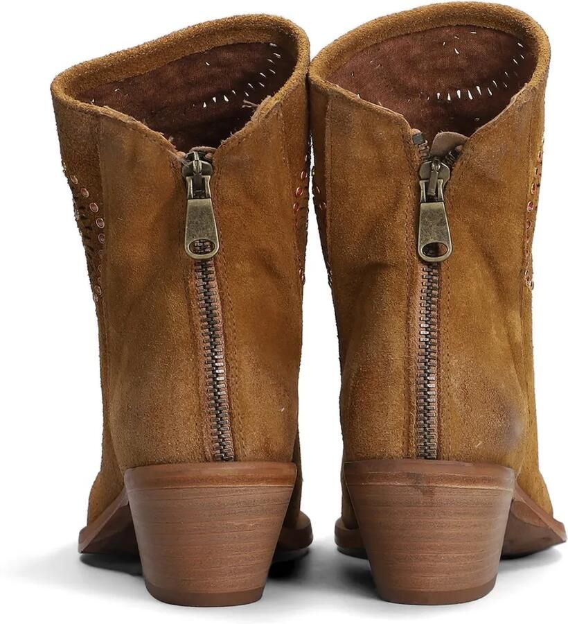 Metisse Suède enkellaarzen Beige