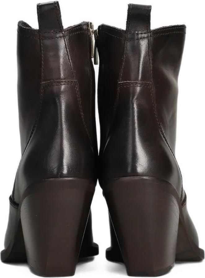 Metisse Texan stitching-detail pointed-toe ankle boots Bruin - Foto 4