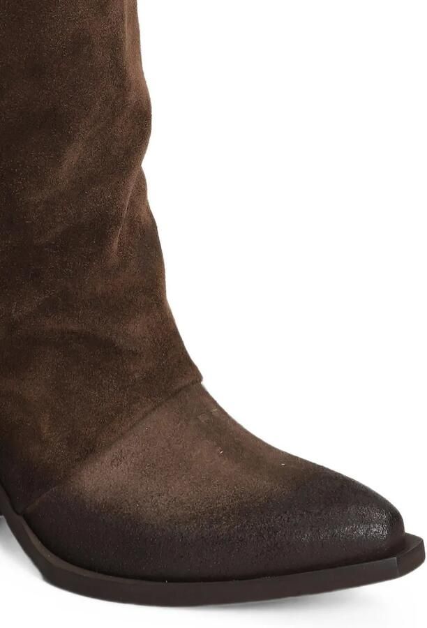Metisse Texan suède knielaarzen Bruin - Foto 2