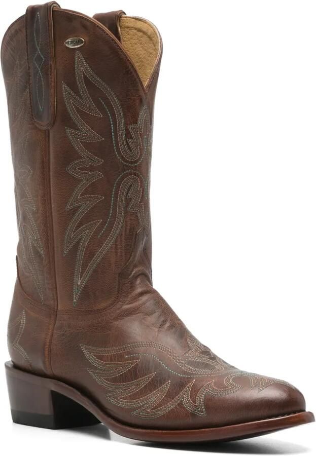 Mexicana Aguila Mex embroidered leather boots Bruin - Foto 2