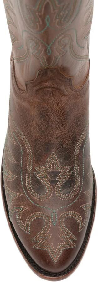 Mexicana Aguila Mex embroidered leather boots Bruin - Foto 4