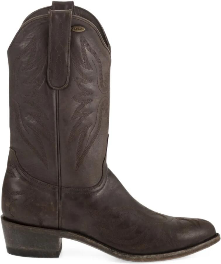 Mexicana Aguila Mex embroidered Western boots Bruin