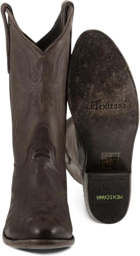 Mexicana Aguila Mex embroidered Western boots Bruin - Foto 5