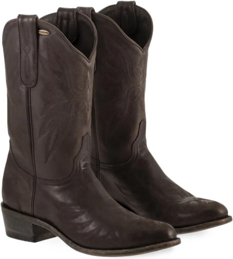 Mexicana Aguila Mex embroidered Western boots Bruin - Foto 2