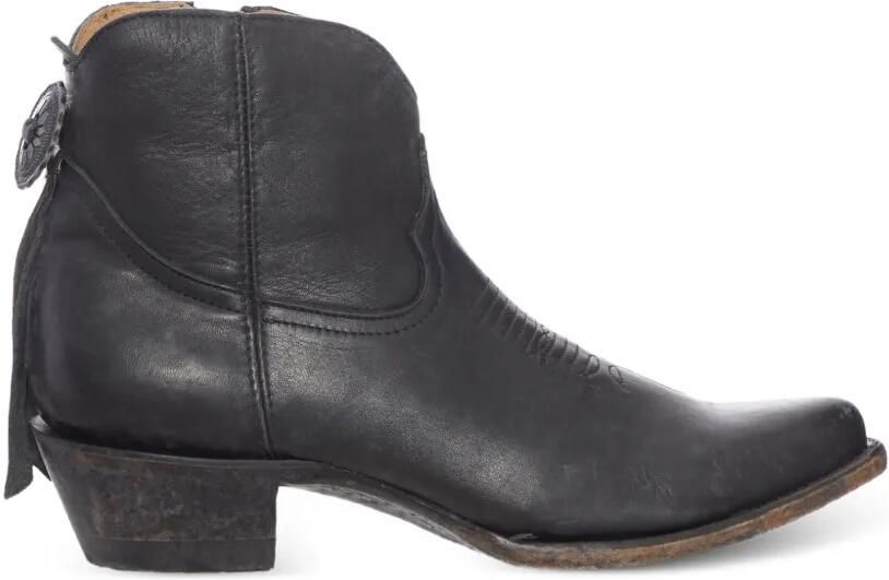 Mexicana Bonnie western ankle boots Zwart