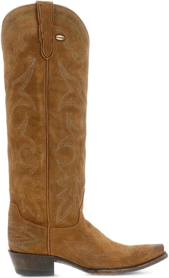 Mexicana Fantasia 17 Bentley embroidered leather boots Bruin