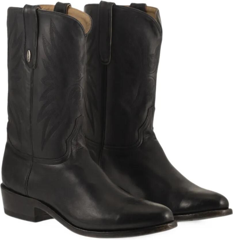 Mexicana Freddy embroidered leather boots Zwart - Foto 2