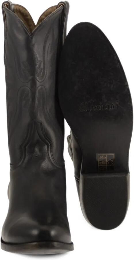 Mexicana Freddy embroidered leather boots Zwart - Foto 5