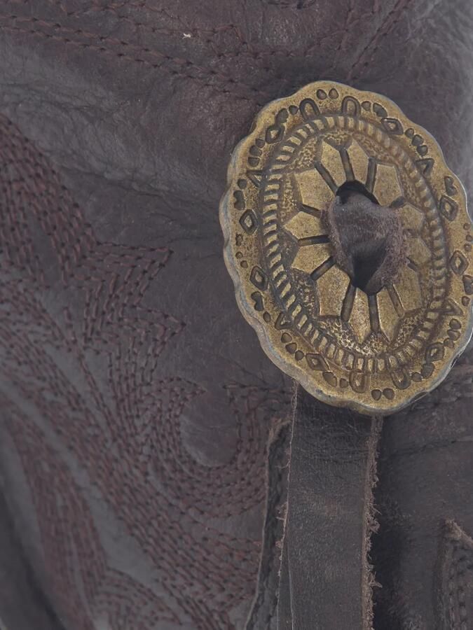 Mexicana Leren laarzen met borduurwerk Bruin - Foto 2