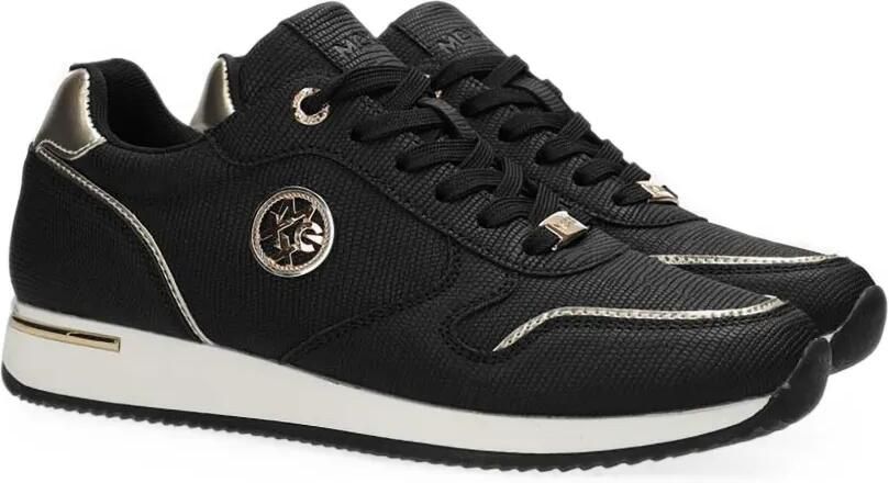 MEXX Eke Caia sneakers met vlakken en logoplakkaat Zwart - Foto 4