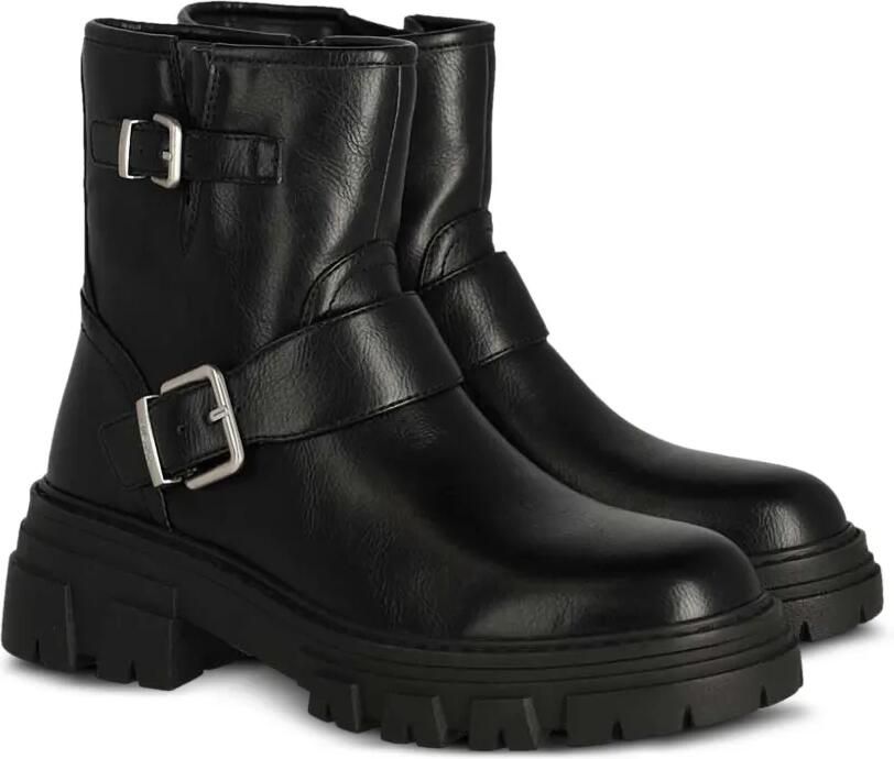 MEXX Enkellaarzen met chunky zool en gespdetail Zwart - Foto 2