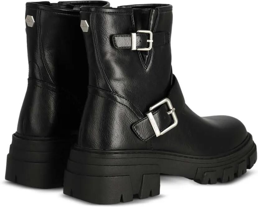 MEXX Enkellaarzen met chunky zool en gespdetail Zwart - Foto 3