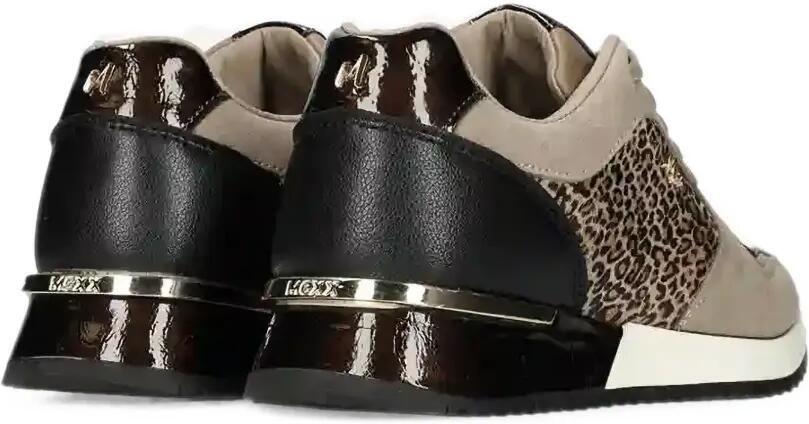 MEXX Fleur Ellen sneakers met luipaardprint en vlakken Beige - Foto 3