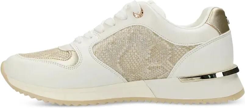 MEXX Fleur Ellen sneakers met metallic vlak en slangen-effect Wit - Foto 4