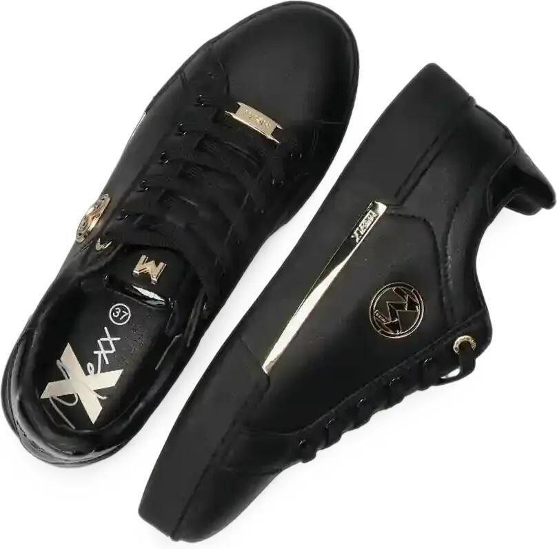 MEXX Helexx Guss sneakers met logoplakkaat Zwart - Foto 2