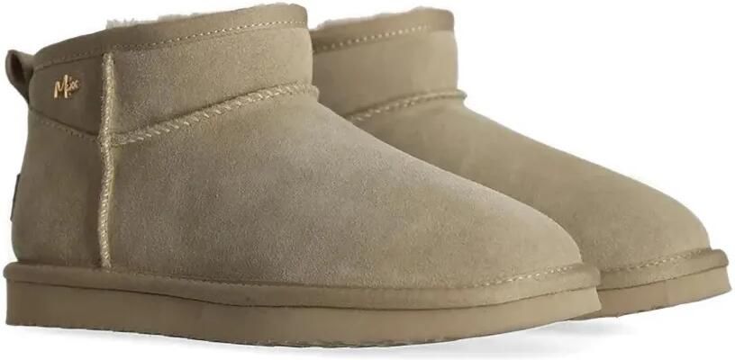 MEXX Kimo Olympia enkellaarzen met logo Beige - Foto 4