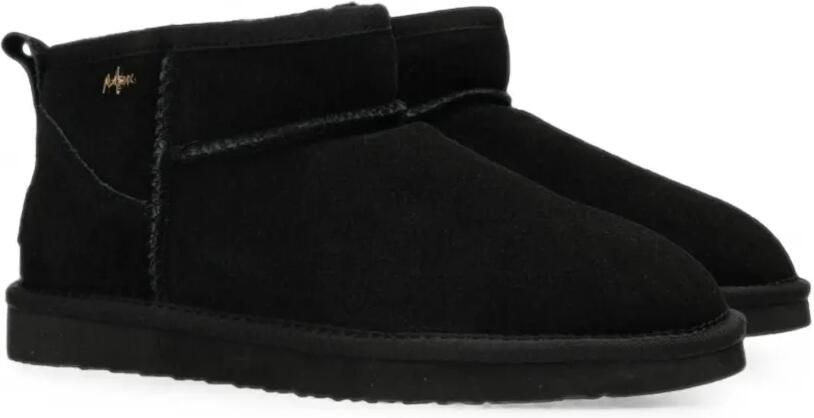 MEXX Kimo slippers met logoplakkaat Zwart - Foto 4