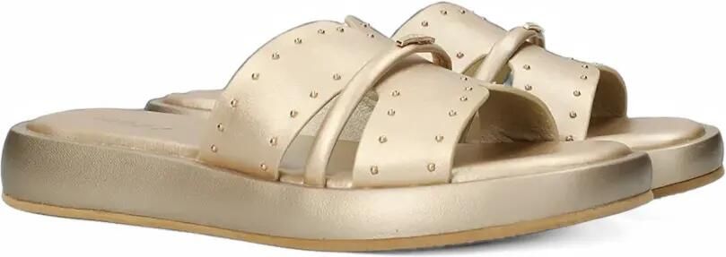 MEXX Lotus II Pacha stud-embellished slides Goud - Foto 5