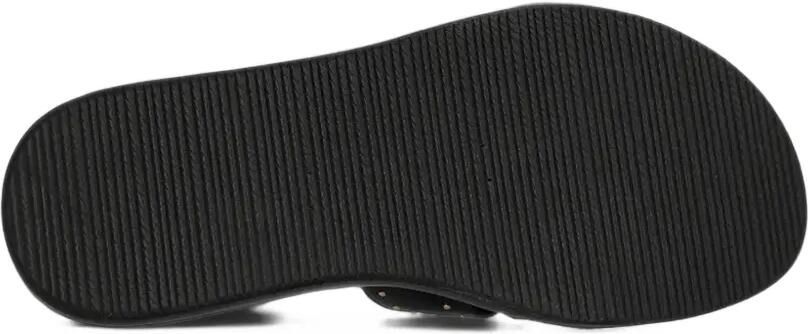 MEXX Lotus II Pacha studded crossover-strap slides Zwart - Foto 3