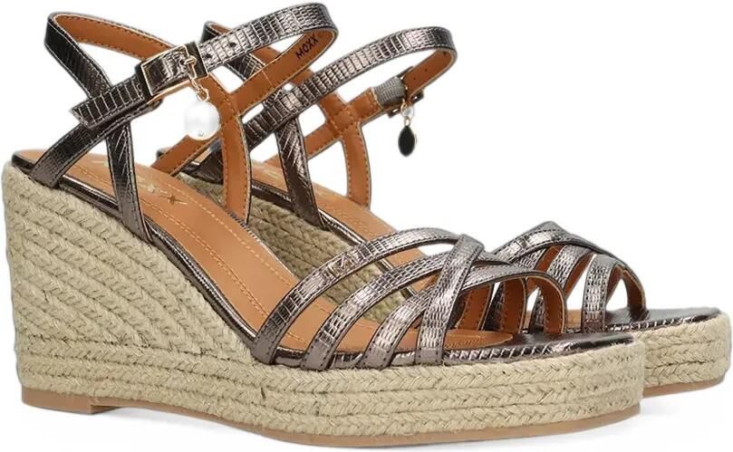 MEXX Noemi Pakina wedge espadrilles Grijs - Foto 5
