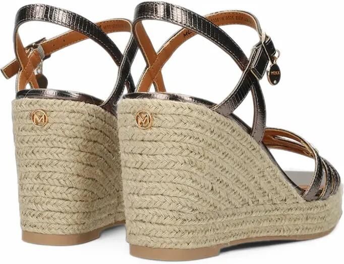 MEXX Noemi Pakina wedge espadrilles Grijs - Foto 3