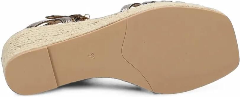 MEXX Noemi Pakina wedge espadrilles Grijs - Foto 4