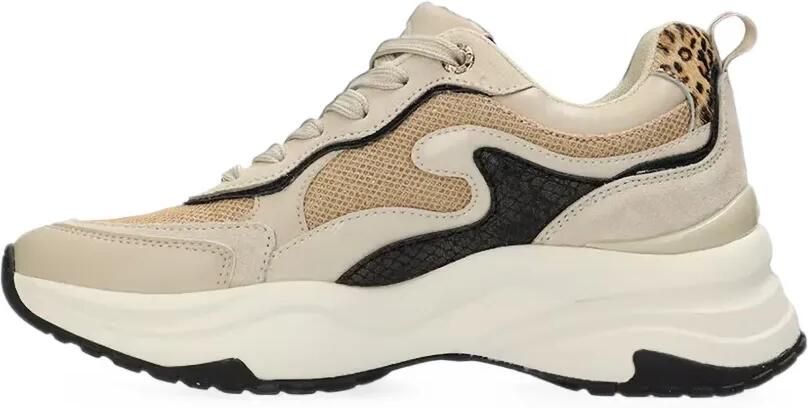 MEXX Palma Ora sneakers met luipaardprint Beige - Foto 4