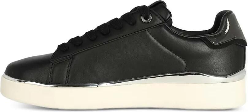 MEXX Pemma Oana sneakers met metallic afwerking en logo-reliëf Zwart - Foto 4