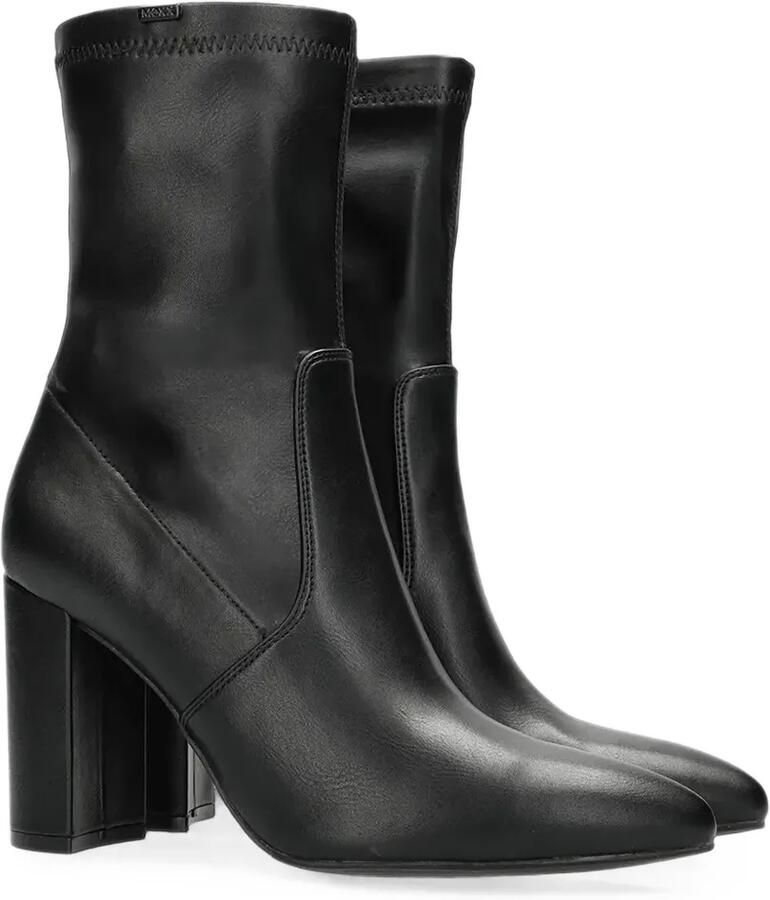MEXX Sanna Indy enkellaarzen met blokhak en puntige neus Zwart - Foto 2