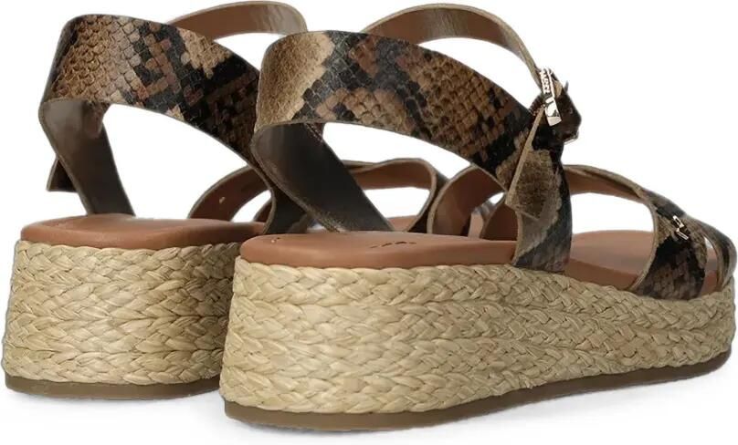 MEXX Espadrilles met slangen-effect Bruin - Foto 3