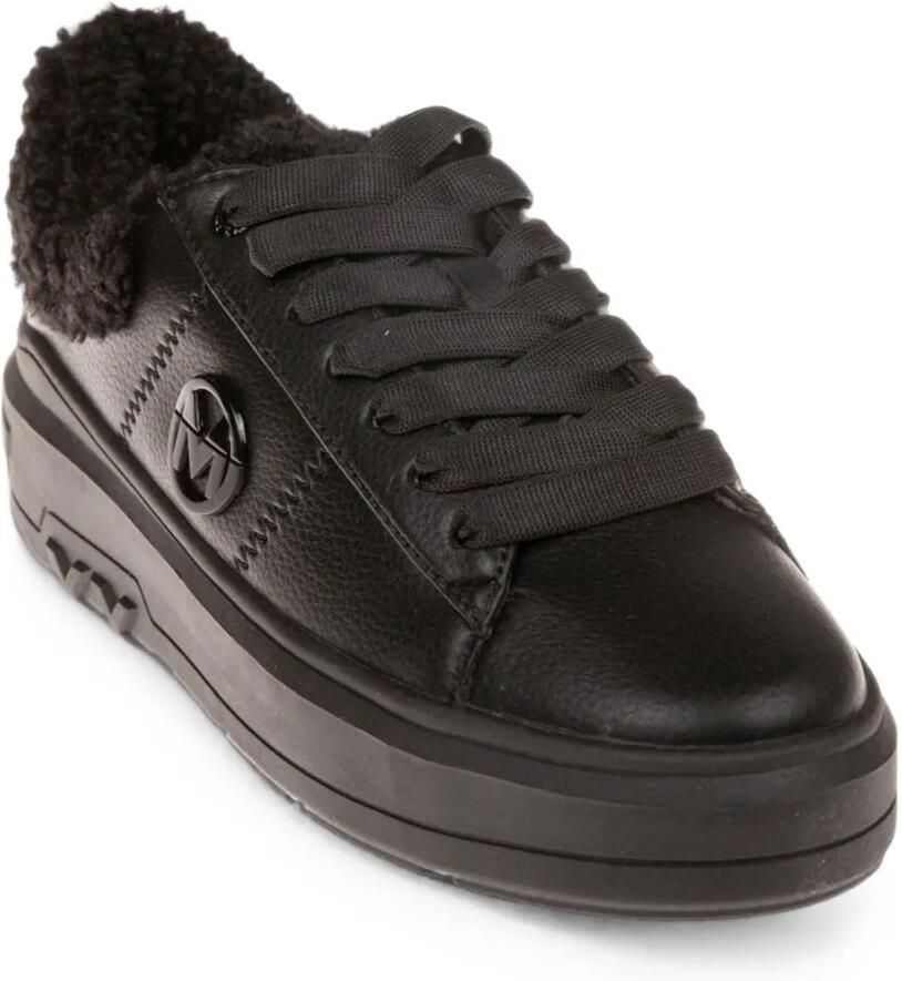 MEXX Sneakers met afwerking van imitatie-lammy Zwart - Foto 2