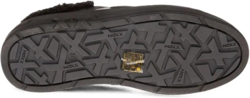 MEXX Sneakers met afwerking van imitatie-lammy Zwart - Foto 5