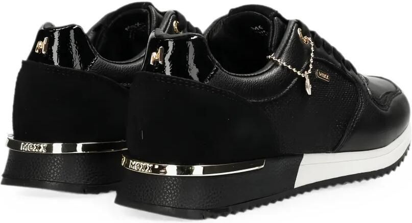 MEXX Sneakers met glitters en bedeldetail Zwart - Foto 3