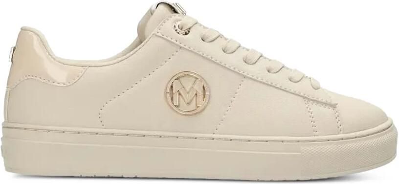 MEXX Sneakers met logoplakkaat Beige
