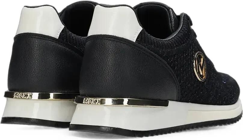 MEXX Sneakers met logoplakkaat en glitters Zwart - Foto 2